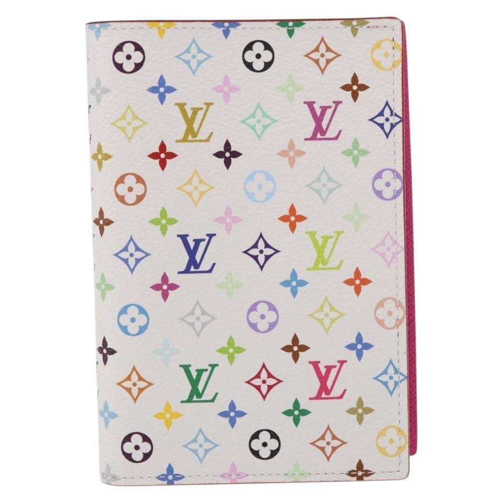 Louis Vuitton Monogram Multicolor Couverture Passport Case White